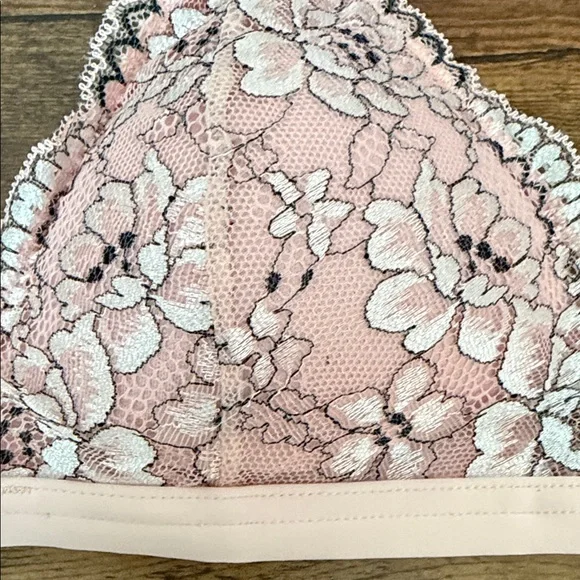 Sam Edelman Pink Lace Bralette - Picture 2 of 5